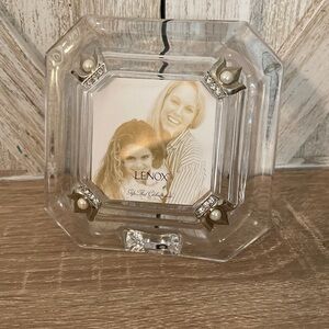 Lenox Faux Diamonds and Pearls Crystal Picture Frame